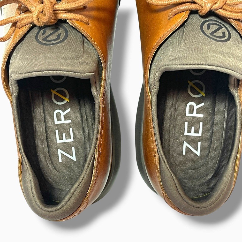 Cole Haan Men 2.ZeroGrand Laser Wingtip Oxford British Tan Java C25351 Size 10.5 - Picture 7 of 12